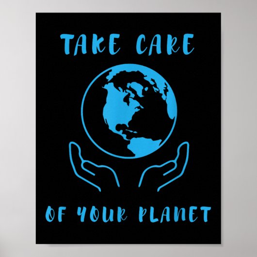 Erde Planet Milieubescherming, Milieu Poster (Voorkant)