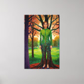 “Erdessa’s Portrait”  - The Disguise of Stillness Canvas Afdruk (Voorkant)