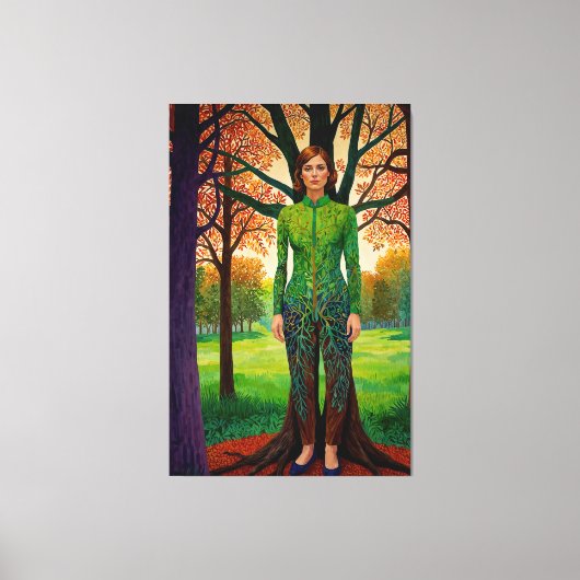 “Erdessa’s Portrait”  - The Disguise of Stillness Canvas Afdruk (Voorkant)