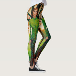 “Erdessa's Portret”  - De Vermomming van Stilte Leggings