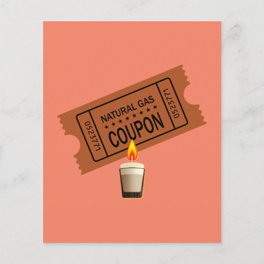 Erdgas Gutschein Flyer (Achterkant)