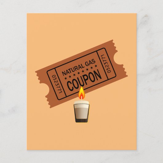 Erdgas Gutschein Flyer (Voorkant)