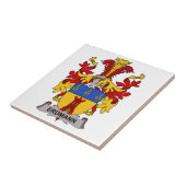 Erdmann Family Crest Tegeltje (Zijkant)