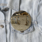 Erdmännchen Familie Ronde Button 4,0 Cm (In situ)