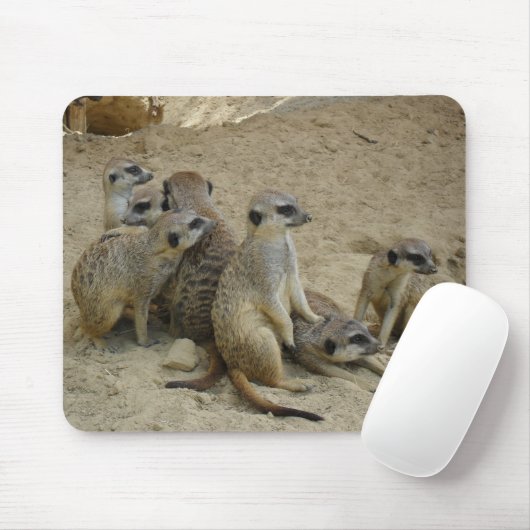 Erdmännchen Mousepad Muismat (Met muis)