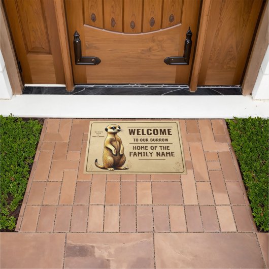 Erdmännchen Welcome individueller Gruß der Familie Deurmat (Buiten)
