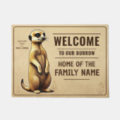 Erdmännchen Welcome individueller Gruß der Familie Deurmat (Voorkant)