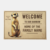 Erdmännchen Welcome personalisierbar für Familie Deurmat (Voorkant)