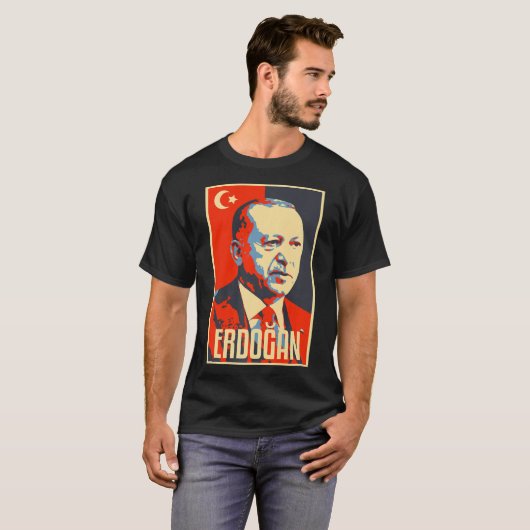 Erdogan Turkey Türkiye Turks President Homeland T-shirt (Voorkant volledig)