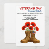Ere aan Helden | Veteranendag Tributo Kaart (Voorkant / Achterkant)