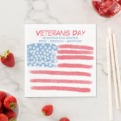 Ere aan Helden | Veteranendag Viering Servet (Insitu)