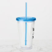 Ere- bruidsmeisje acryl drinkbeker (Rechts)