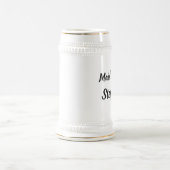 Ere-jonge-meisje zwart elegante script cadeaus bru bierpul (Center)