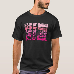 Ere-juffrouw Bruidsmeisje Bruiloft Bruidsfeest Tro T-shirt