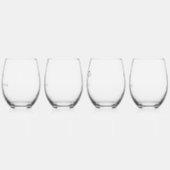 Ere-juffrouw Bruidsmeisje Wijn Glas Aanpasbaar (Links)