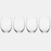 Ere-juffrouw Bruidsmeisje Wijn Glas Aanpasbaar (Rechts)