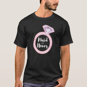 Ere-juffrouw Bruidsmeisjes Team Vrijgezellenfeest T-shirt