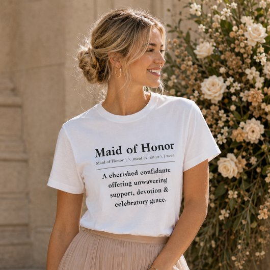 Ere-juffrouw definitie T-shirt