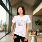 Ere-juffrouw definitie T-shirt