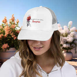 Ere-juffrouw heeft een Sangria vrijgezellenfeest b Trucker Pet