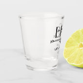 Ere-juffrouw Initiaal Shot Glas (Links)