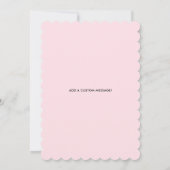 Ere- of eer ceremoniemeester | Script Stijl Aangep Kaart (Achterkant)