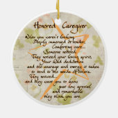 Ere-verzorger Acryl Ornament (Achterkant)