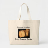 ere vrijheid! Lees verboden boeken! Grote Tote Bag (Voorkant)