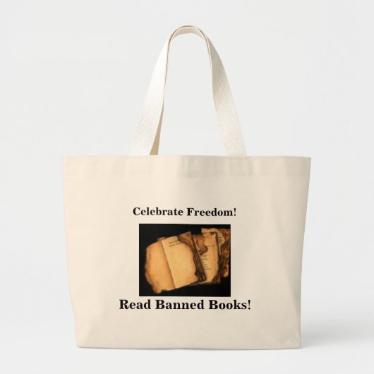 ere vrijheid! Lees verboden boeken! Grote Tote Bag (Voorkant)