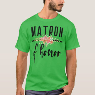 Ere-vrouw van eer Bruidsmeisje Bruid Voorstel Scha T-shirt
