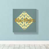 Erebor - BILBO BAGGINS™-naam Canvas Afdruk (Insitu (Houten vloer))