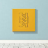 Erebor - H Symbol Canvas Afdruk (Insitu (Houten vloer))