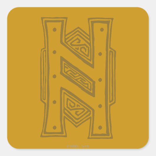 Erebor - H Symbol Vierkante Sticker (Voorkant)