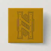 Erebor - H-symbool Vierkante Button 5,1 Cm (Voorkant)
