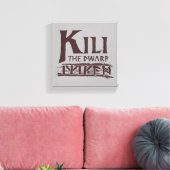 Erebor - Kili Name Canvas Afdruk (Insitu (Woonkamer))