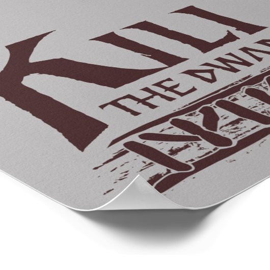 Erebor - Kili Name Poster (Hoek)