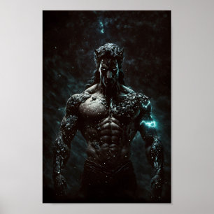 Erebus Greek God Embodiment of Primordiale Darknes Poster
