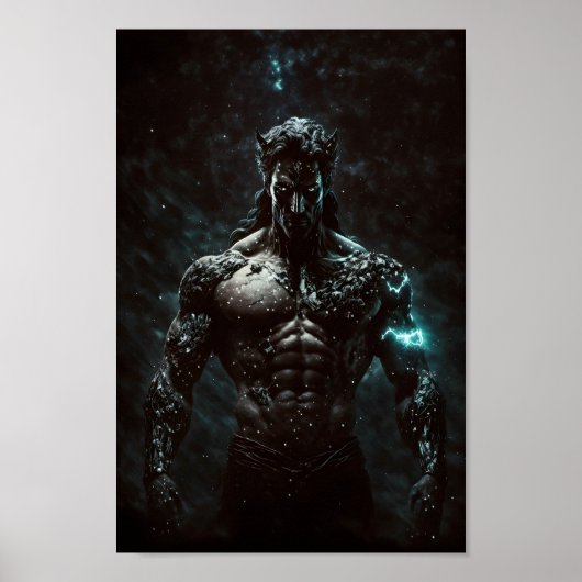 Erebus Greek God Embodiment of Primordiale Darknes Poster (Voorkant)