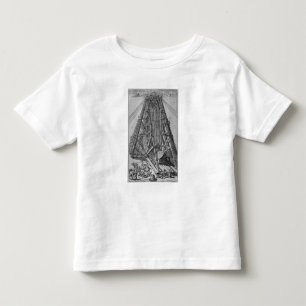 Erectie van de oude Egyptische Obelisk Kinder Shirts