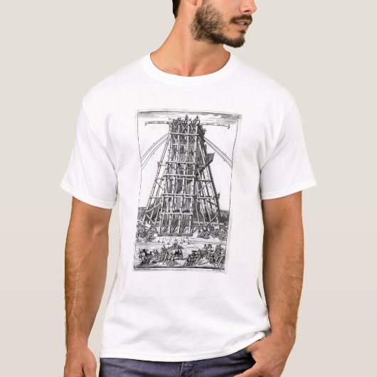 Erectie van de oude Egyptische Obelisk T-shirt (Voorkant)