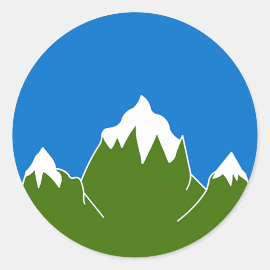 Ered Sul Populace Badge Ronde Sticker (Voorkant)