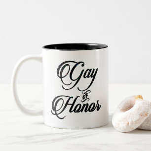 Eregay Bar Trouwfeest Geschenk voor Bruidsmeisje Tweekleurige Koffiemok