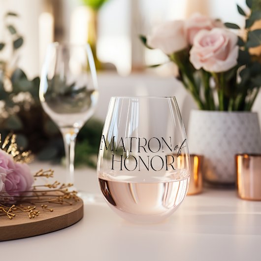 Ereheer Stemless Wijnglas Zonder Voet