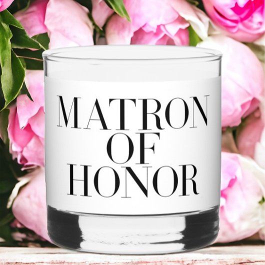 Ereheer Zwart Modern Elegant Gepersonaliseerd Whisky Glas