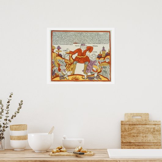 Erema en Thomas - het lied van Two Unhappy Brother Poster (Keuken)