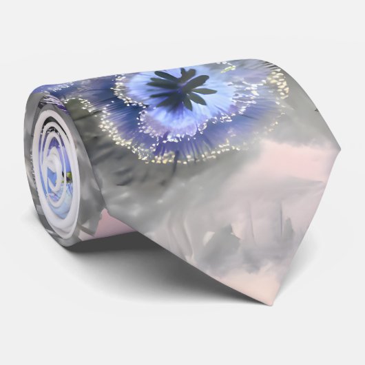 Eremaea Floral Waterverven, pap Stropdas (Opgerold)