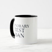 Ereman Bruidsman Huwelijk Cadeauw Mok (Voorkant links)