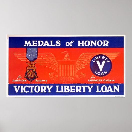 eremedailles - Victory Liberty Loan Poster (Voorkant)