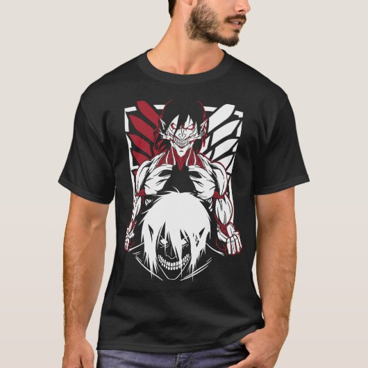 Eren Character Evolution T-shirt (Voorkant)