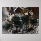 Eren en Levi Poster (Voorkant)